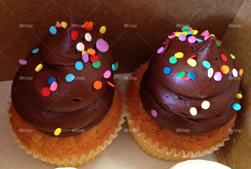 birthday cupcakes chocolate sugar by hayen