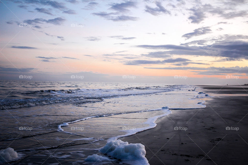 Scenic view of beach