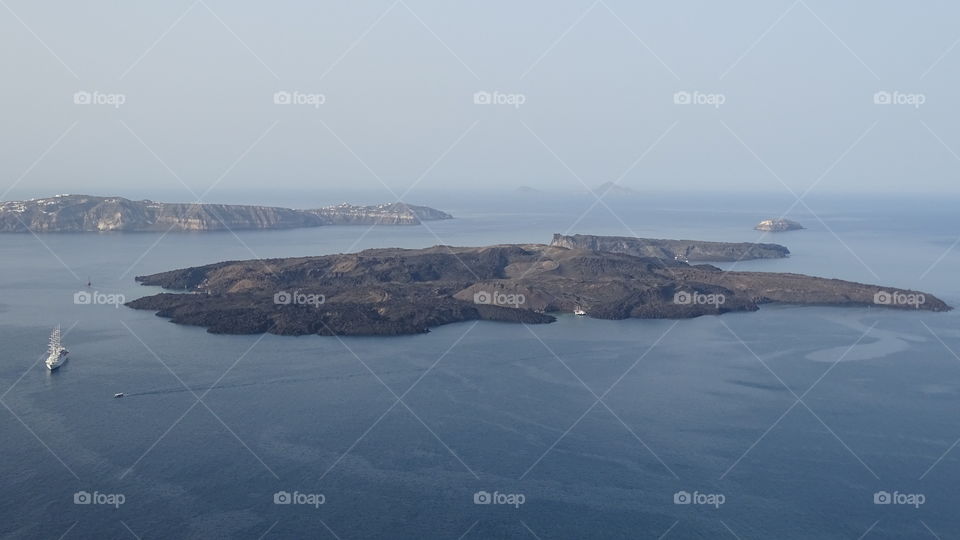 Greece Santorini Caldera. Greece Santorini Caldera