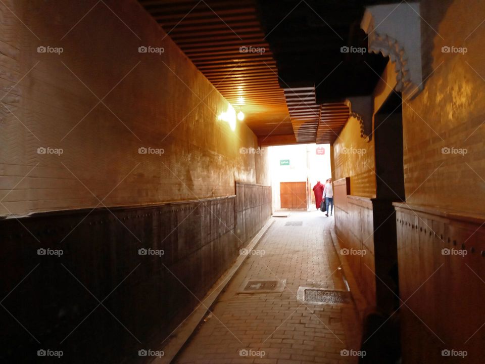 Old medina in fes city of morocco
