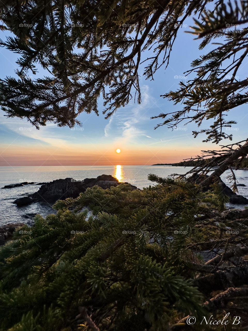 Lake Superior sunset