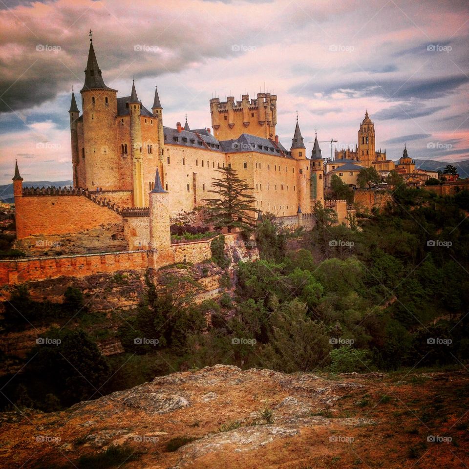 Segovia's principal landmark, the Alcazar
