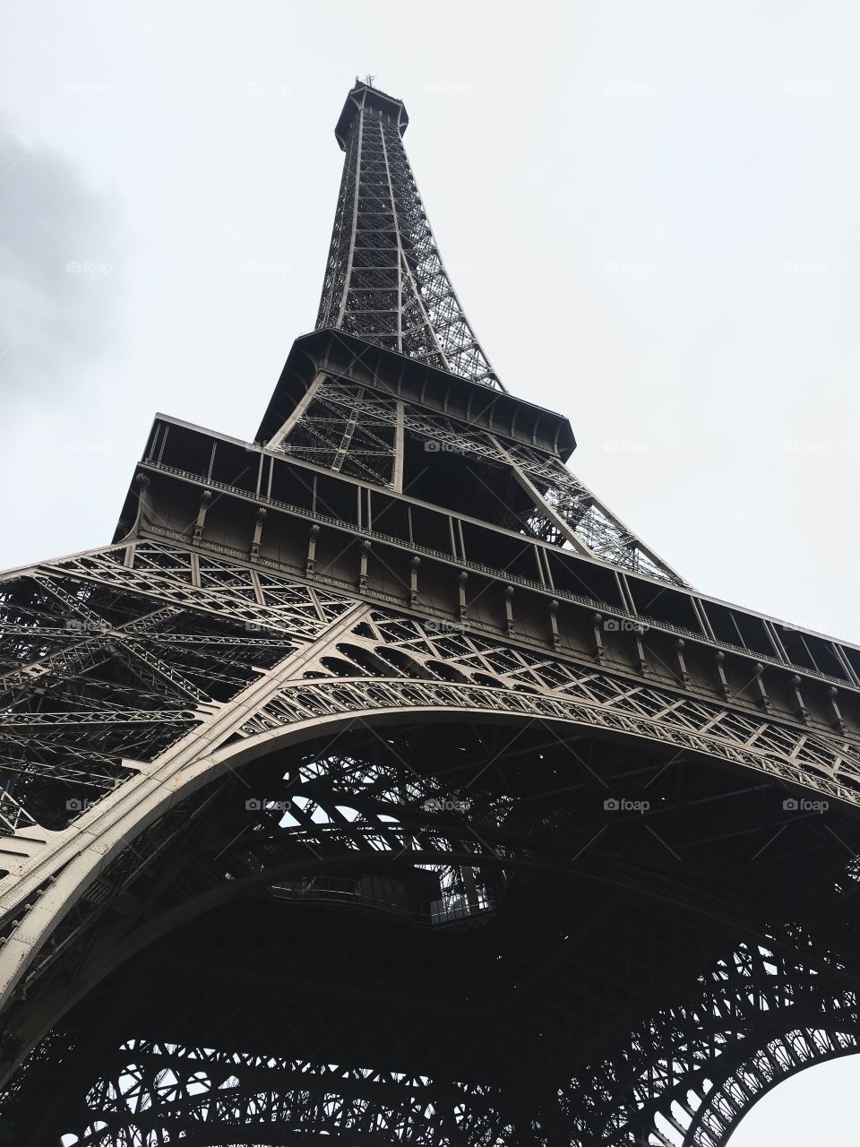 The Eiffel Tower from below 