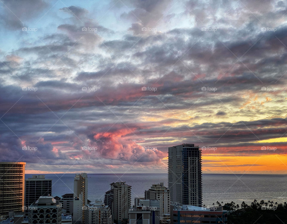 Honolulu sunset
