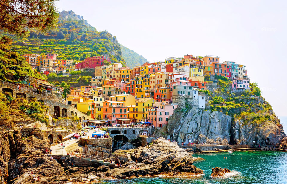 Cinque Terre coast of Italy