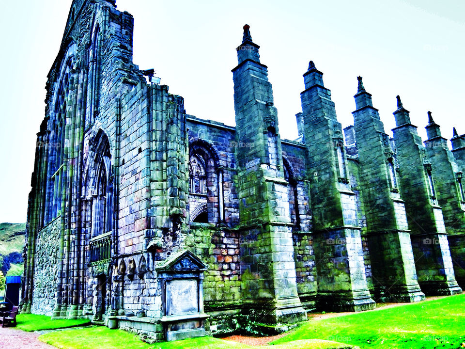 Hollyrood Abbey, Edinburgh, Scotland