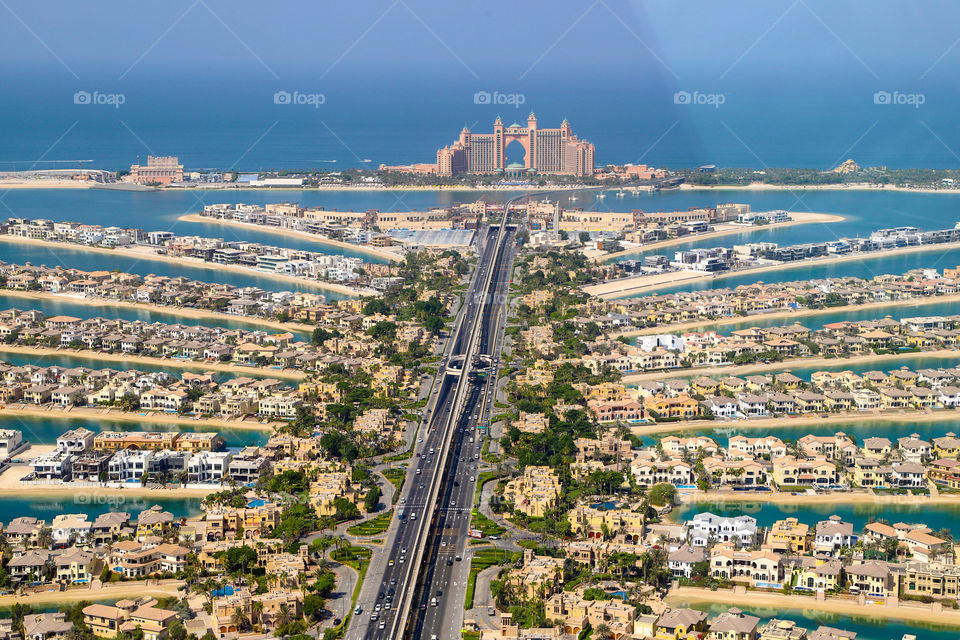 View from above of Dubai 