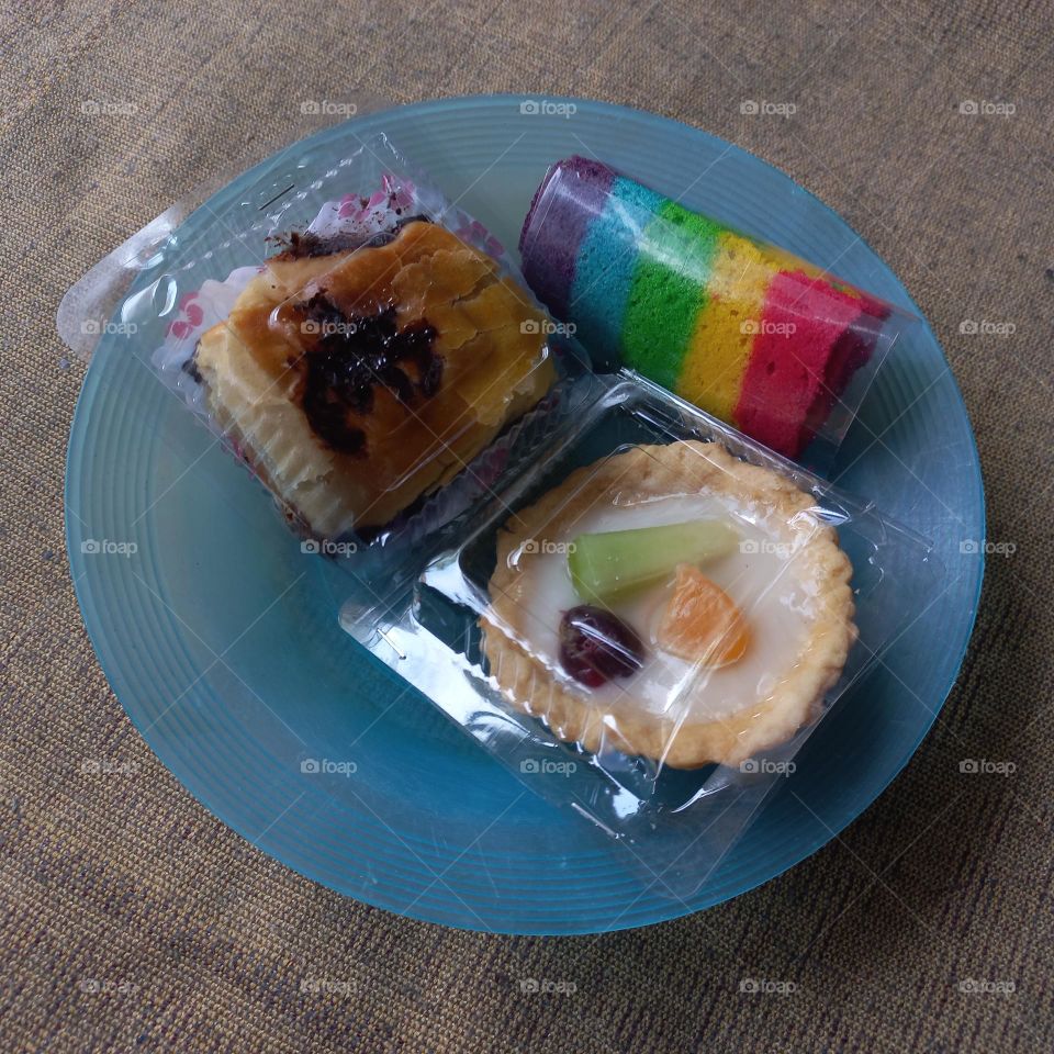 Traditional cakes for snacks or lunch