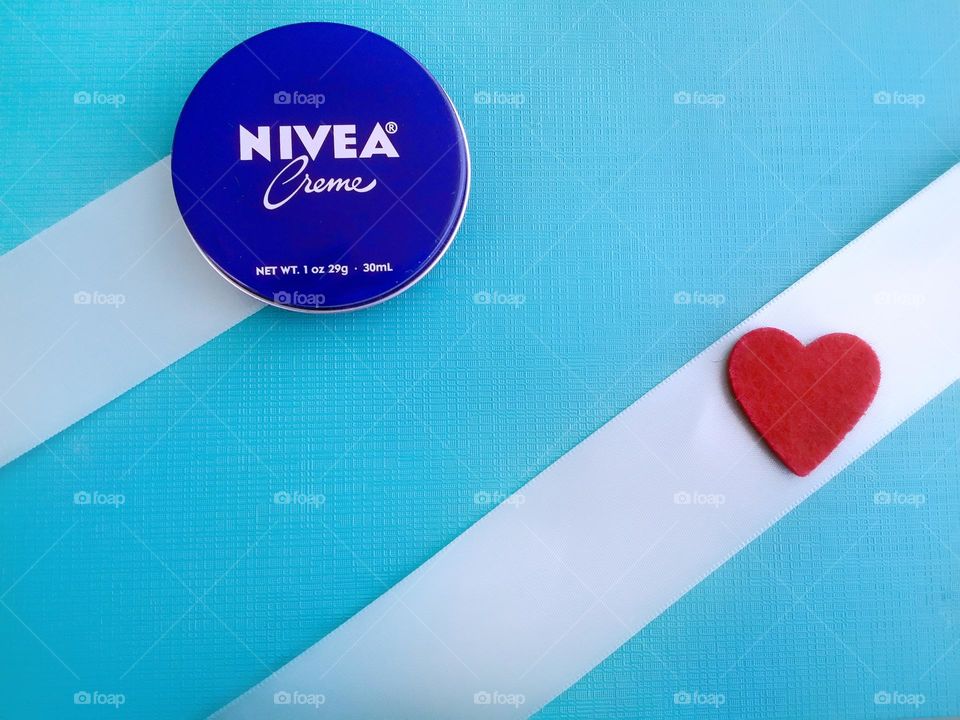 Nivea with a Red Heart