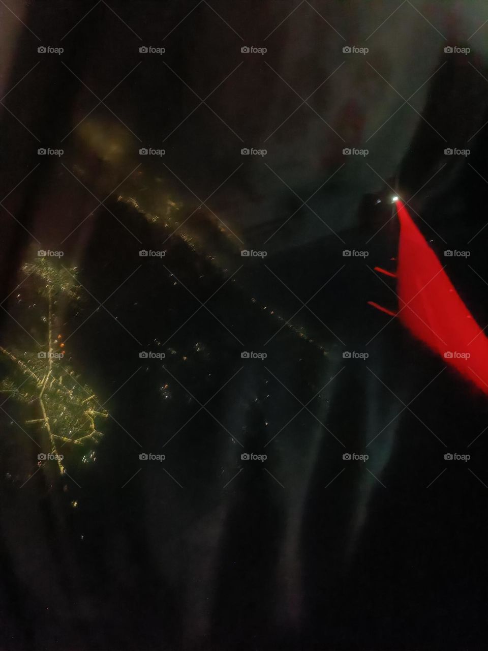 city view from flight