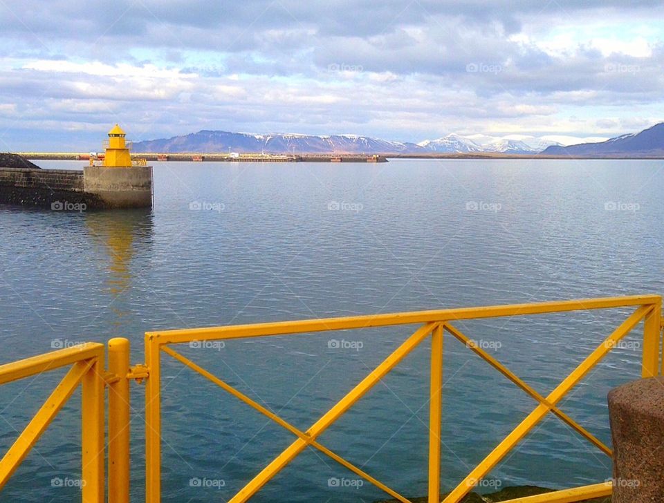 Harbor with Lighthouse