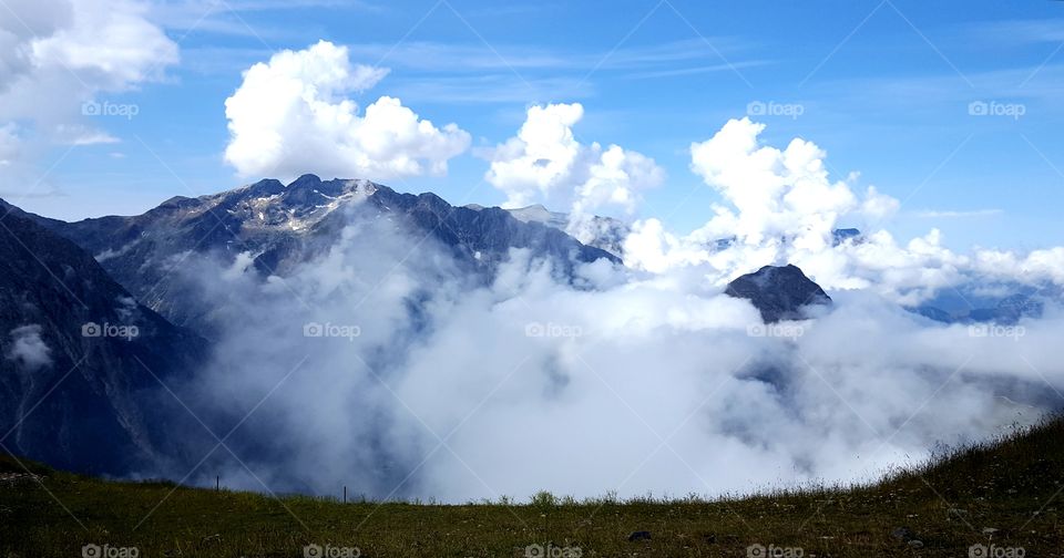 Cloud in Venosc in France