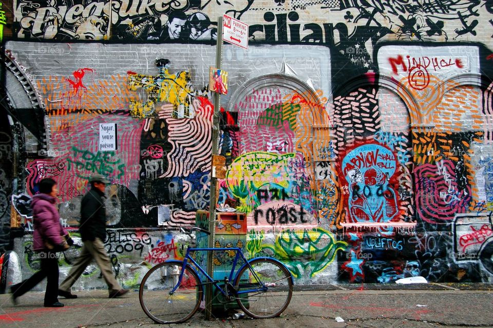 Graffiti Wall, Spring and Elizabeth Streets