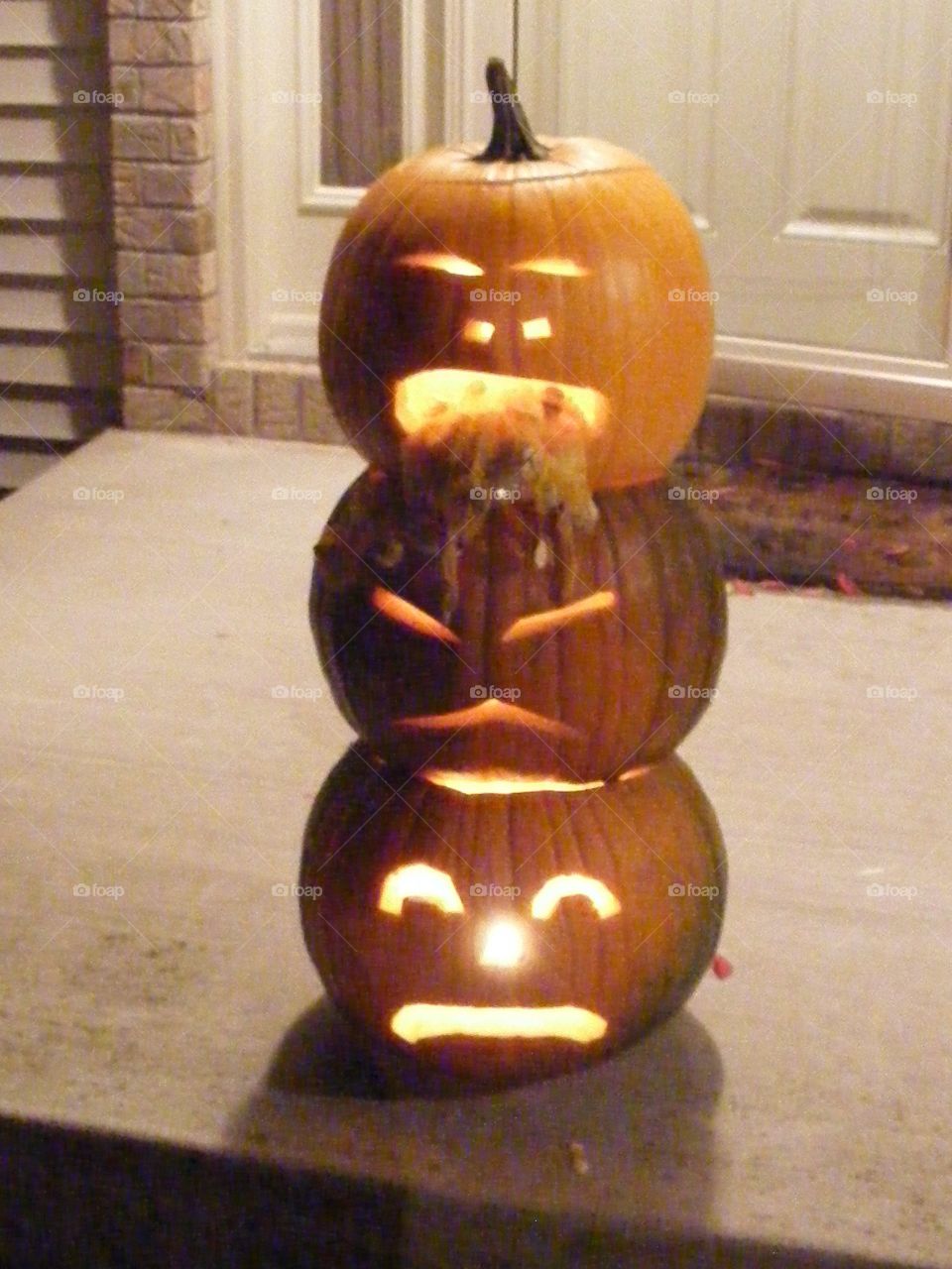 Halloween jack-o-lanterns