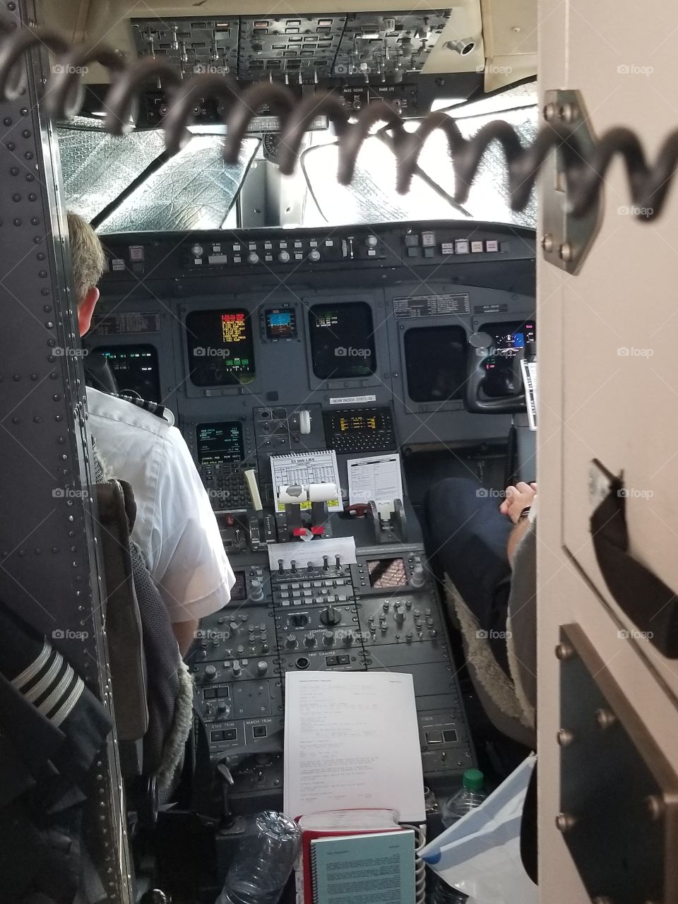 the cockpit