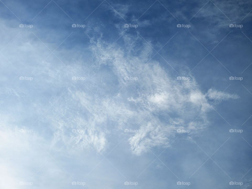 pattern of cloud vapor