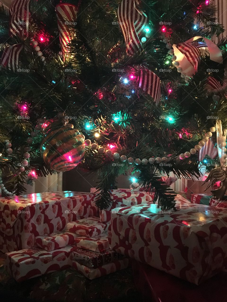 Presents under The Christmas Tree