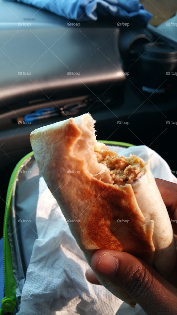 egg burrito. egg burrito for breakfast