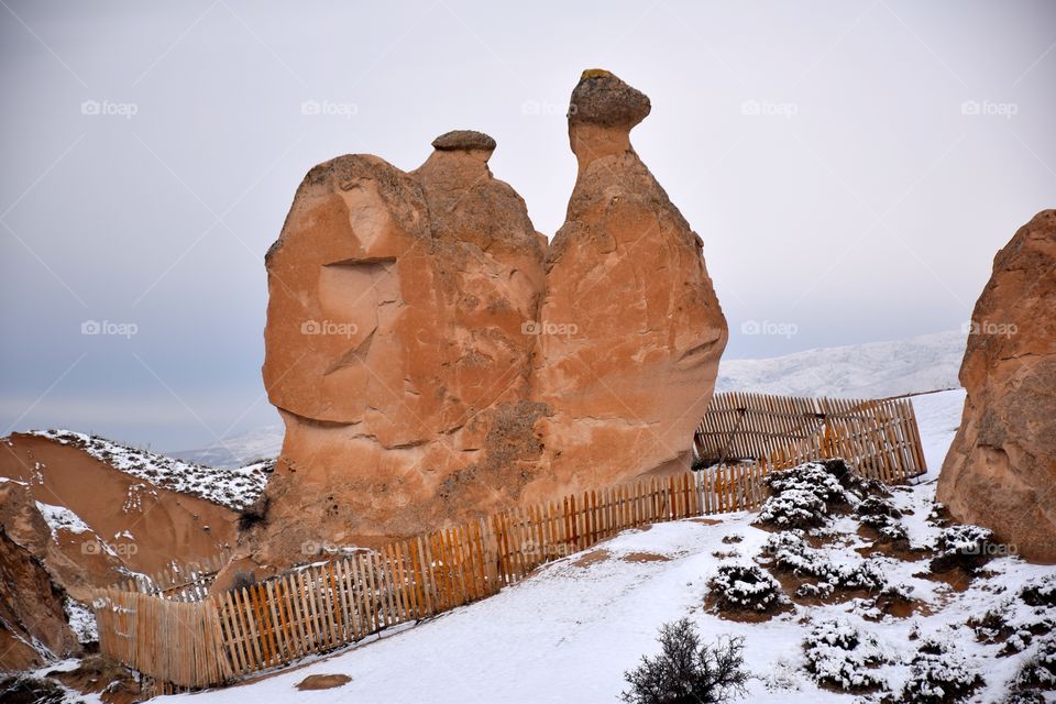 No Person, Rock, Travel, Landscape, Snow