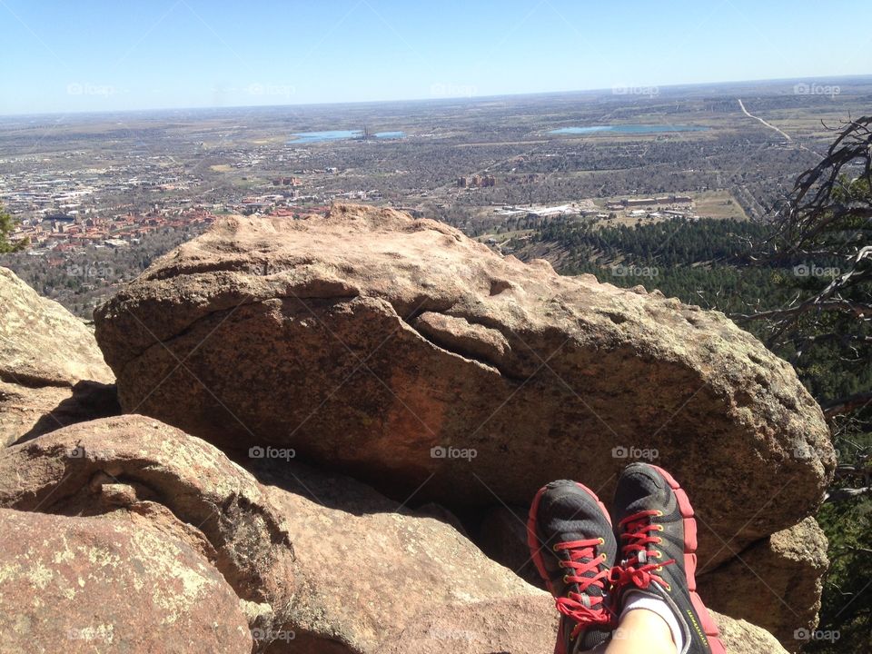My point of view.. Hiking in Boulder 