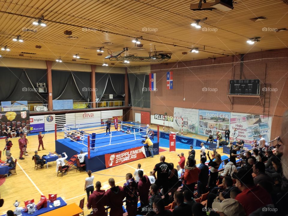 Vrbas sports hall national boxing championship