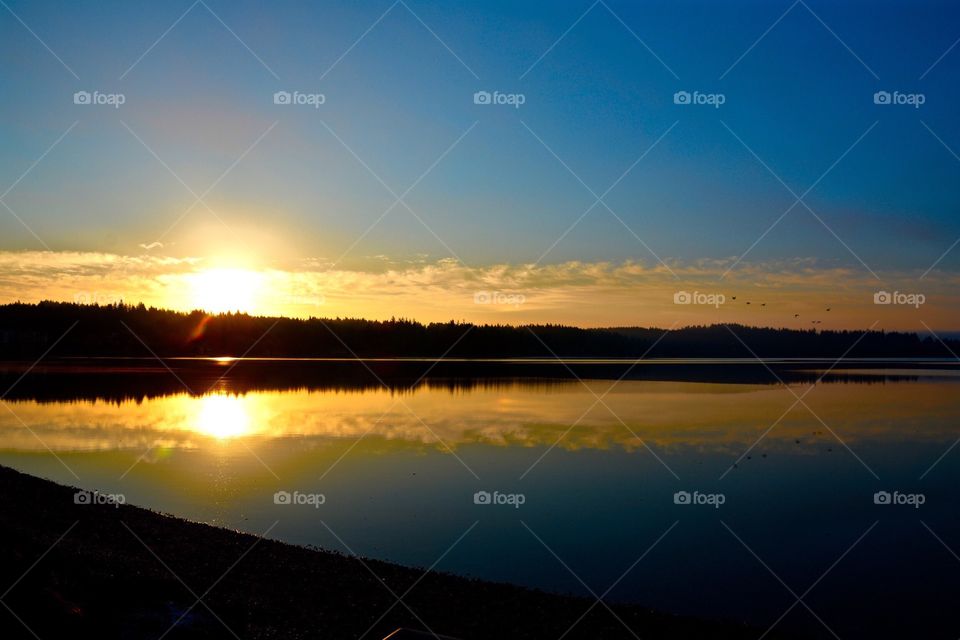 Dyes Inlet sunset