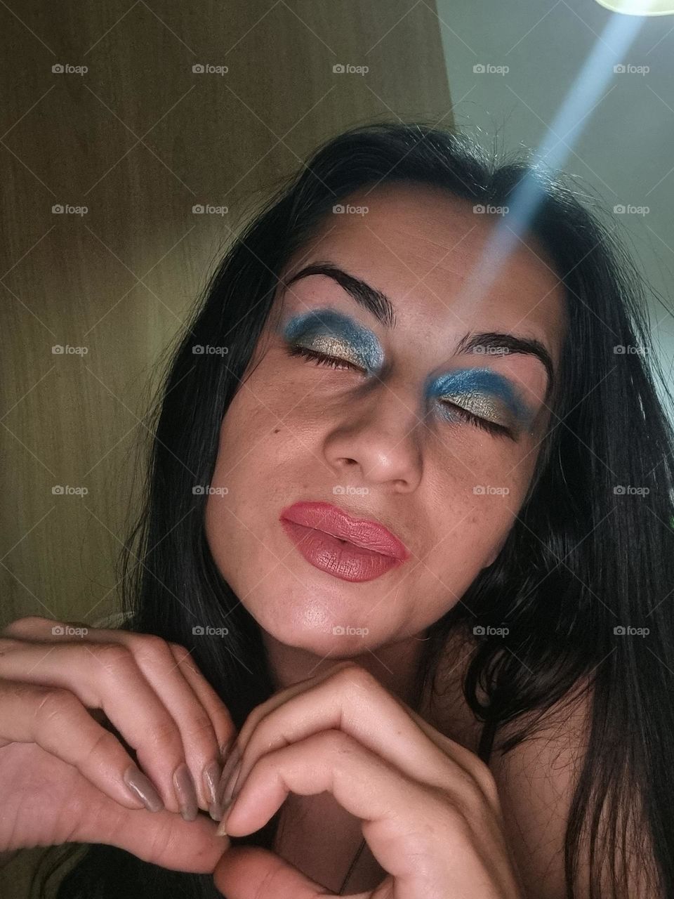 Original model with yellow and blue shading