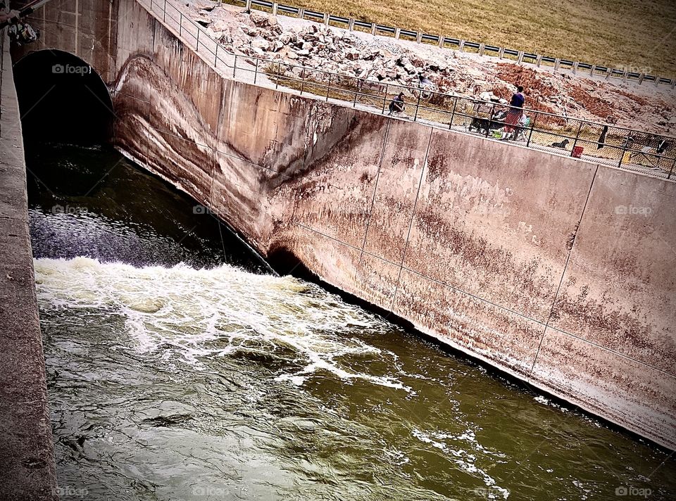 The spillway 