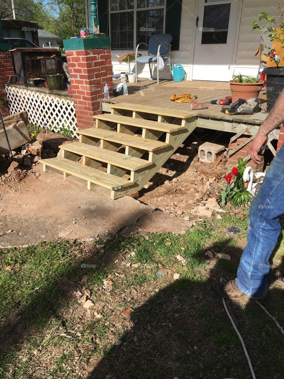 My steps are finished!!! I think they look good sure a lot better. Thanks guys appreciate your hard work.