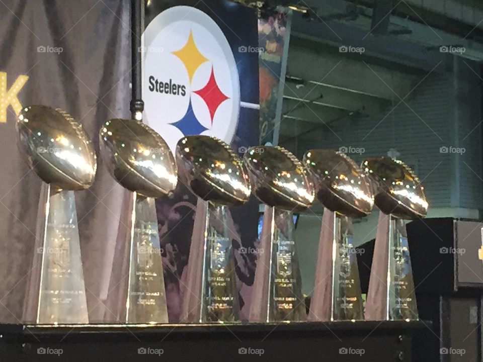 Pittsburgh Steelers trophies