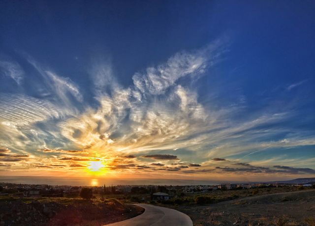 Sunsets in Paphos, Cyprus are always very beautiful. Visit Paphos end enjoy the lovely hospitality and amazing sceneries. You will always want to come back. 