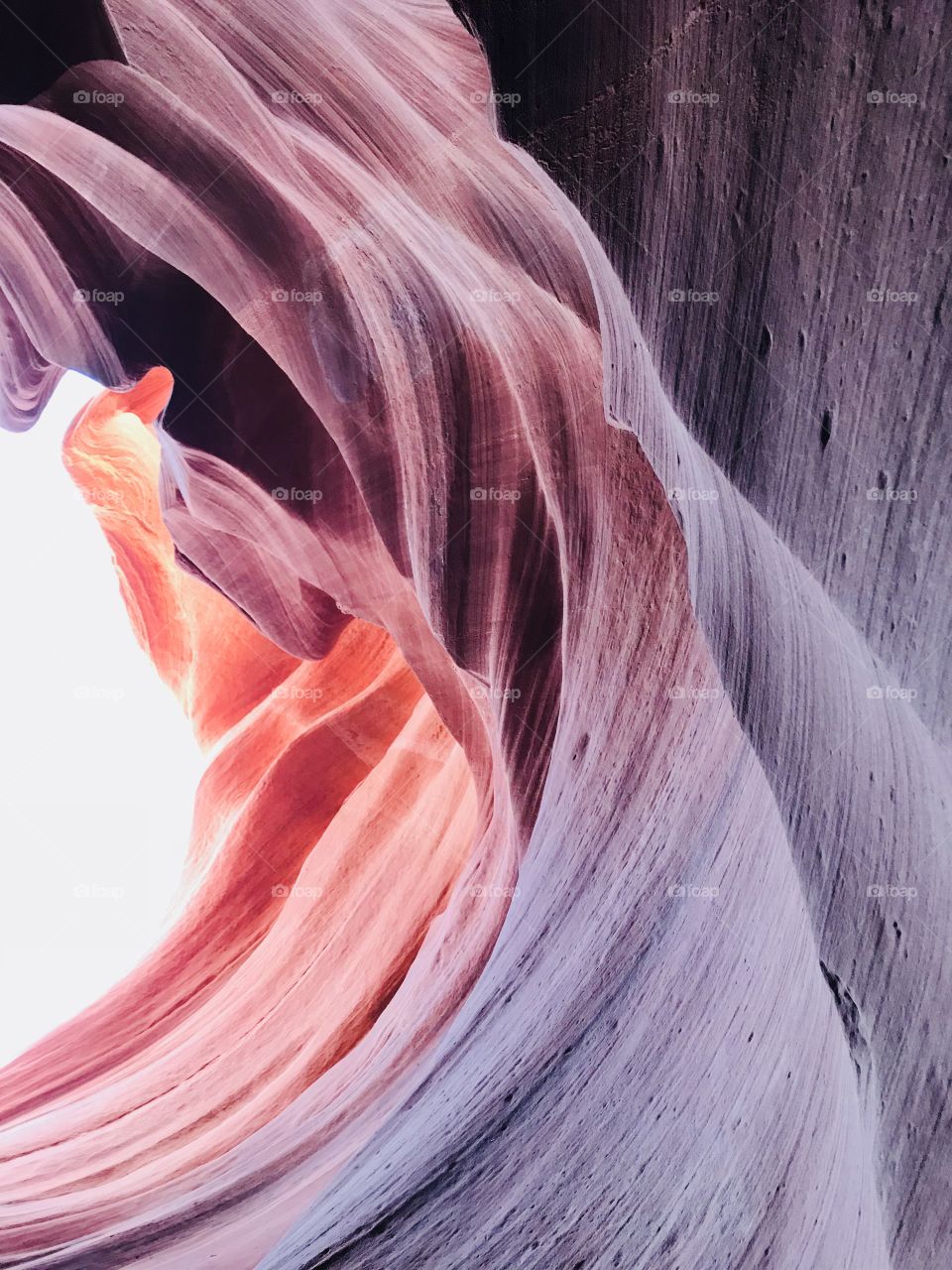 Antelope Canyon shapes and colors