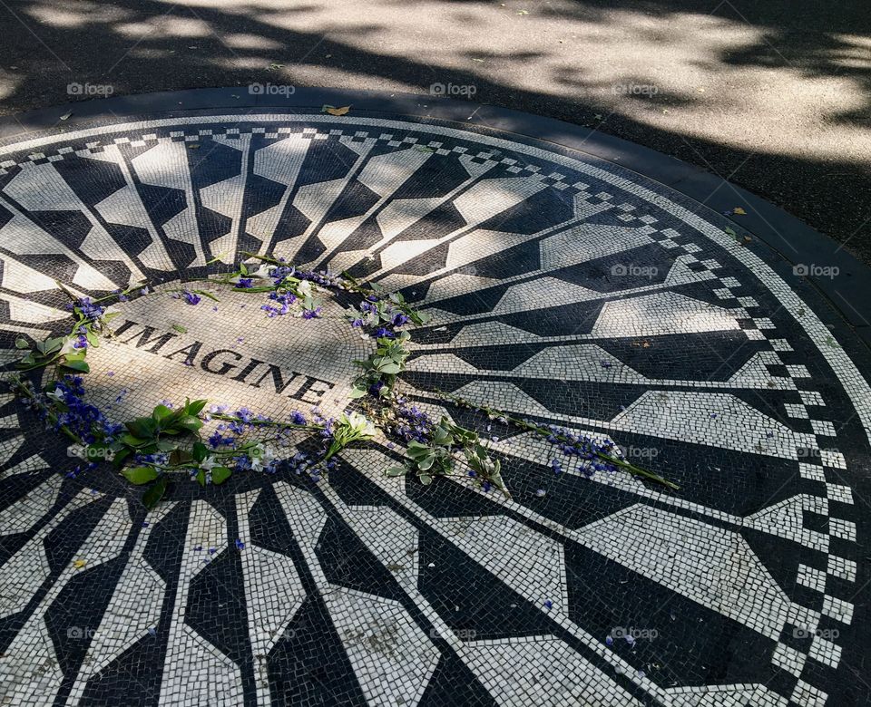 John Lennon memorial.