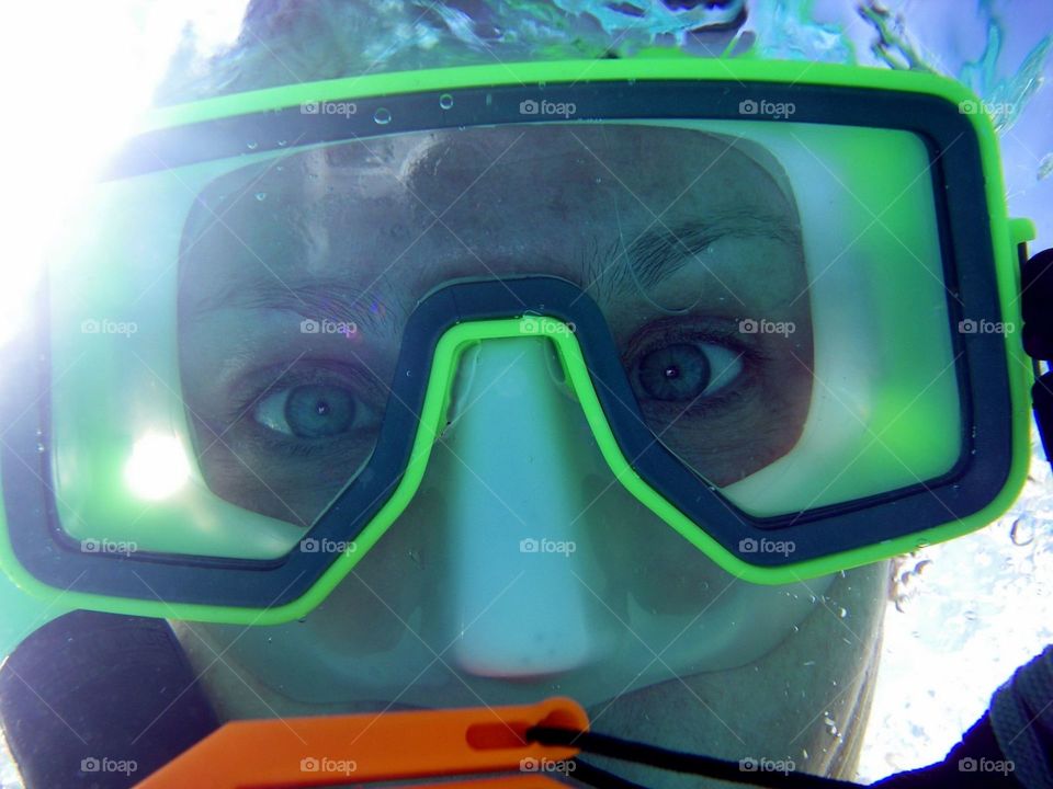 Snorkeling Underwater