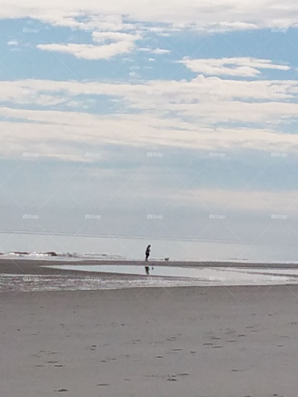 lonely Atlantic beach