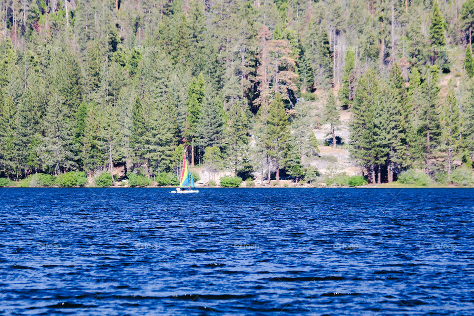 Sailing Hume Lake