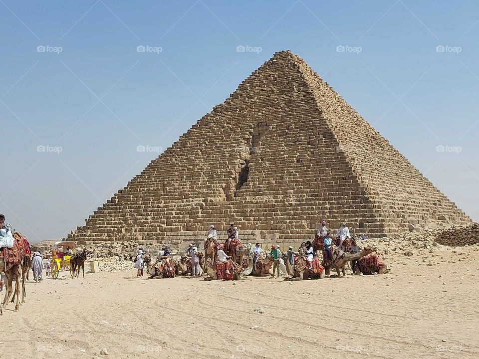 pirámides mundo antiguo El Cairo egipto