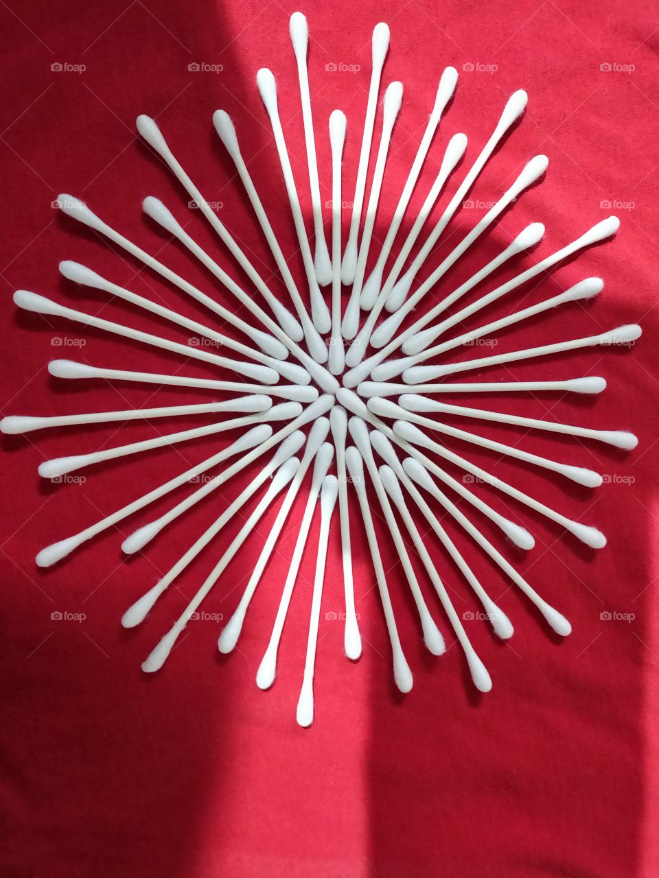 Ear buds in artistic design