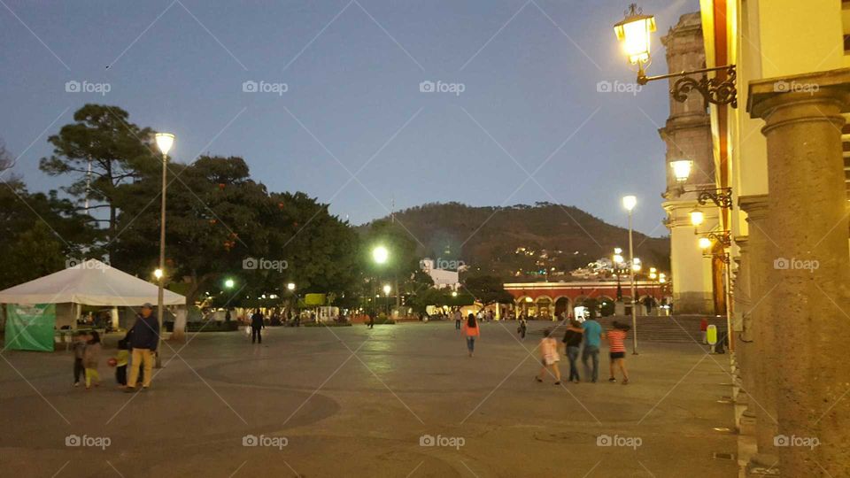 Plaza las Fuentes en ciudad Guzmán Jalisco México 