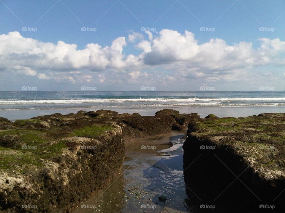 Part of Penggajawa Beach, Ende, Flores Island, Indonesia
