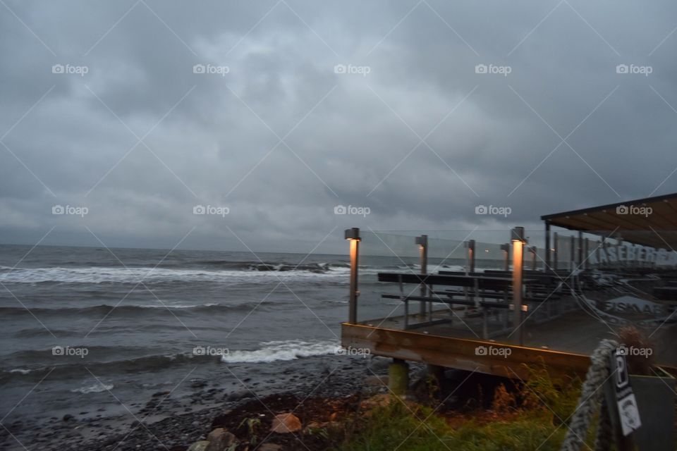 Water, Sea, Sunset, Beach, No Person