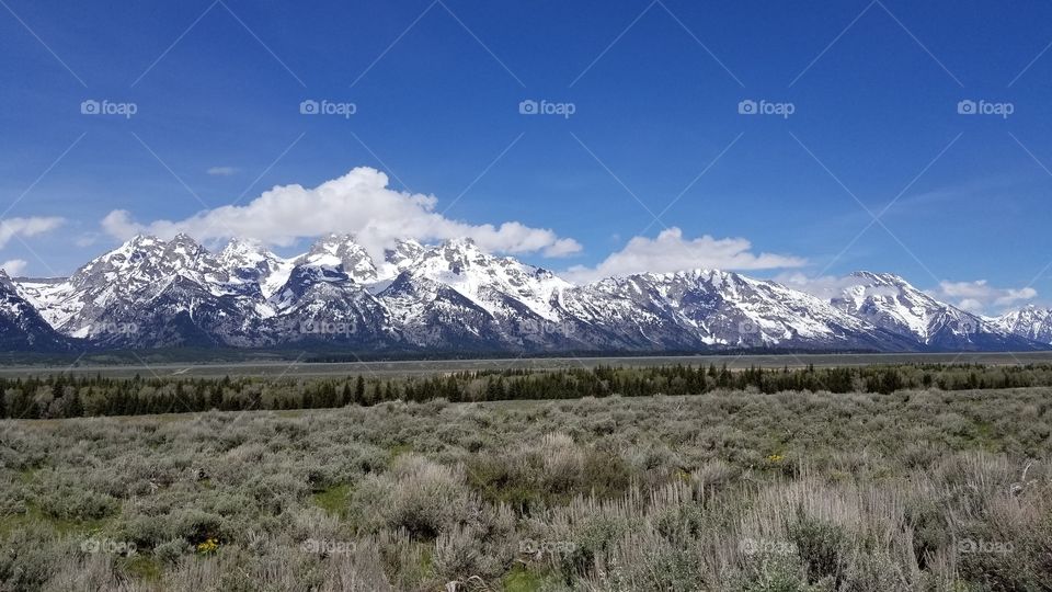 The Beautiful Grand Tetons, Wyoming