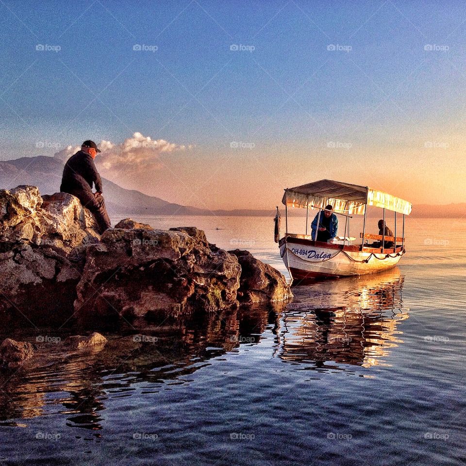 Peaceful time by the lake 