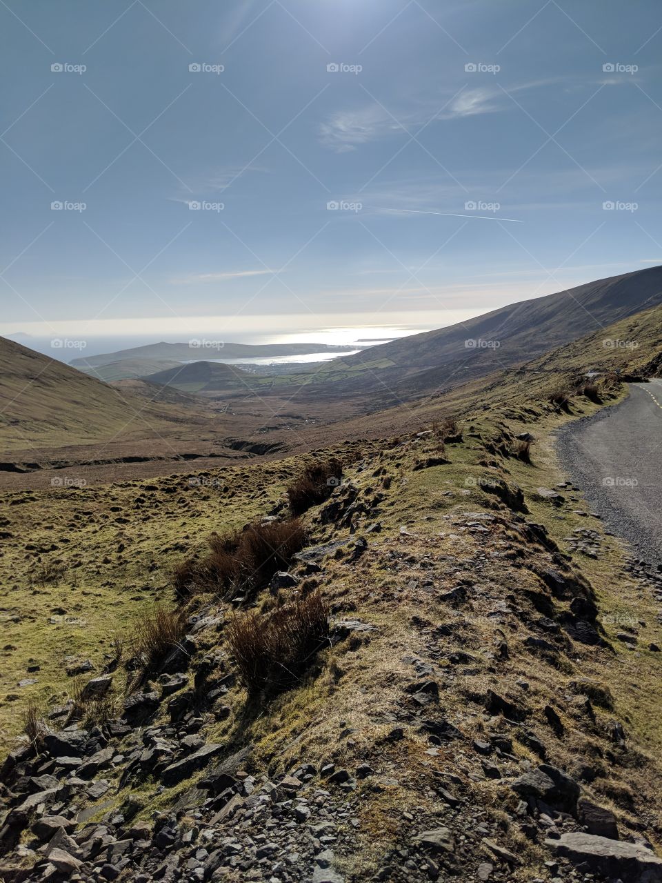 Mountain drive in Ireland