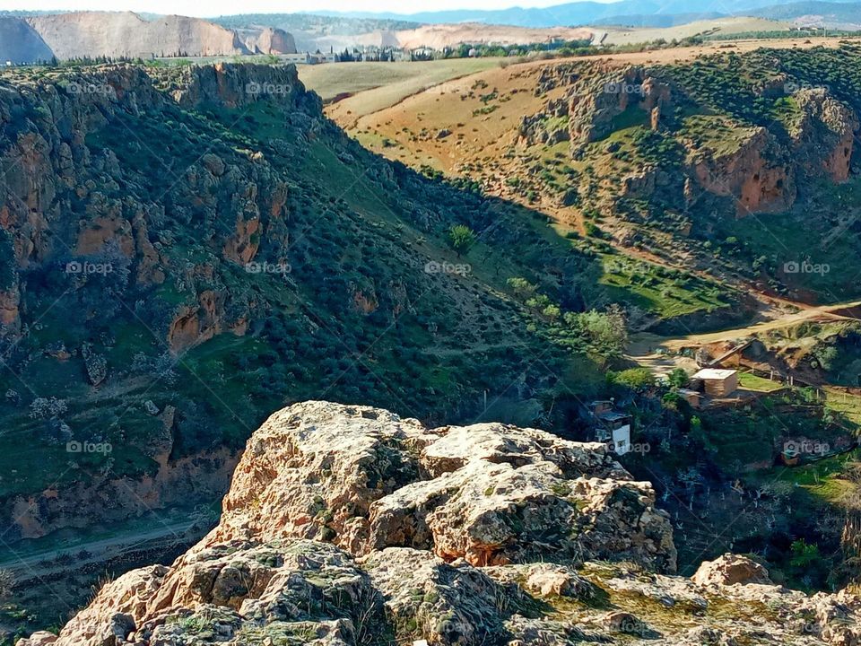 Natural vieu in village Bhalil of morocco