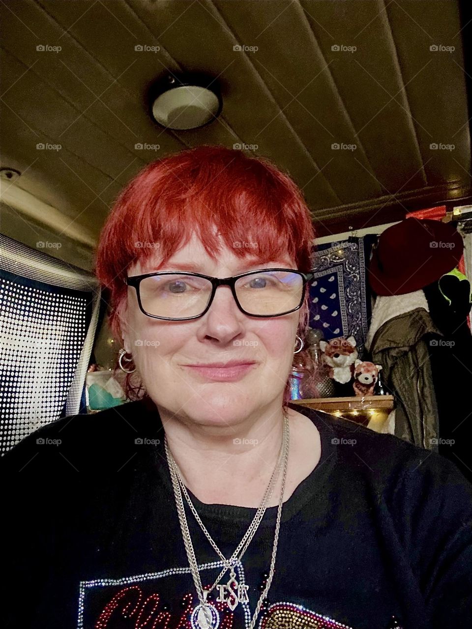 This is me, “Petra Schiller” a.k.a. “Maxine Firefox” a.k.a. “Maximiliane Feuerfuchs” aboard “Salvation”, the “28 ft 1969 Luhrs” cabin cruiser at “Newtown Creek” in LIC, Queens, home to myself and partner “Timothy Trespas”. 2024. Hypnotic Productions