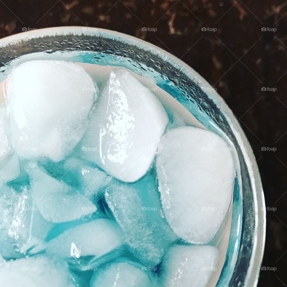 Cool and refreshing blue water.