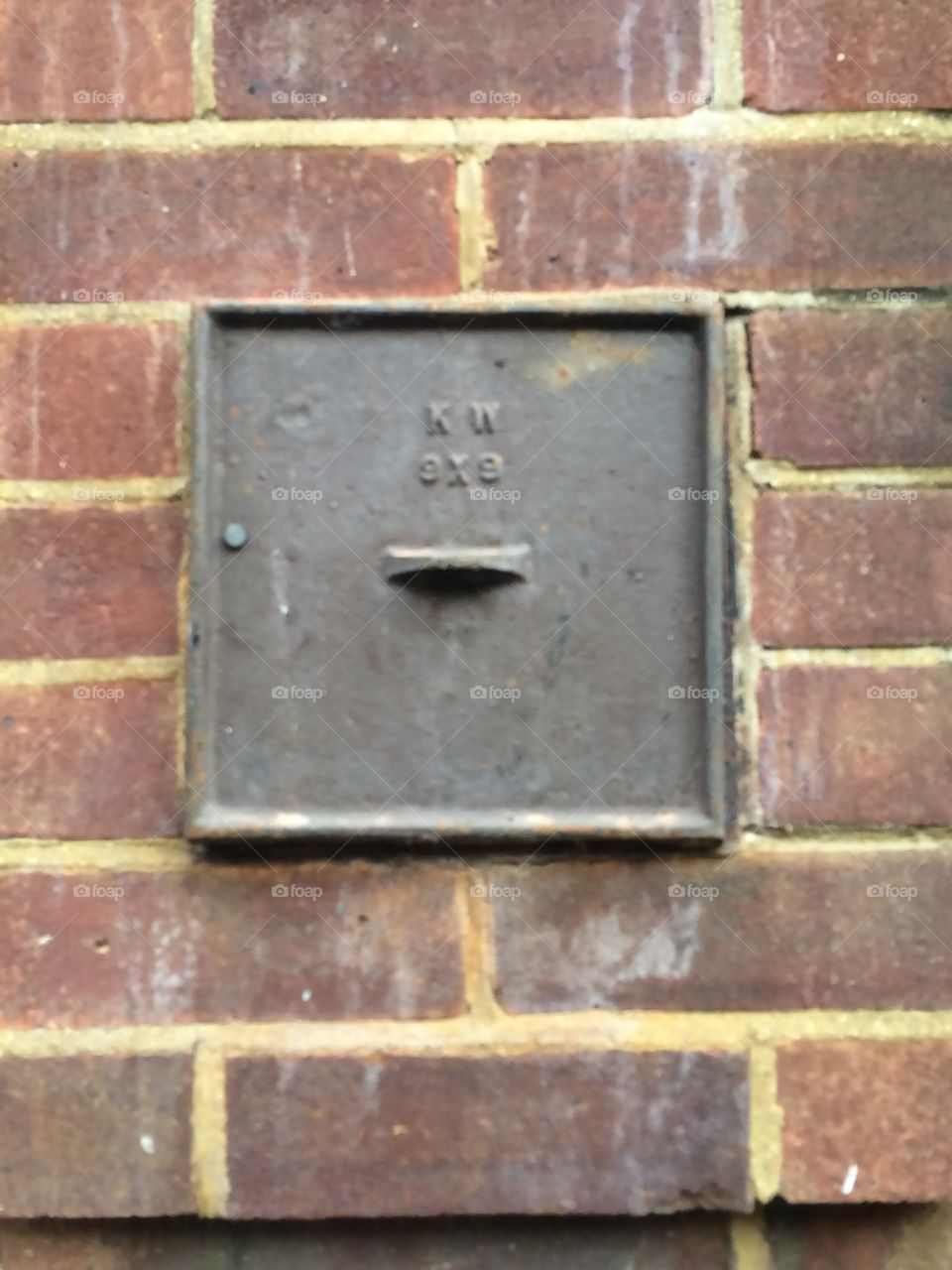 Coal access door chimney