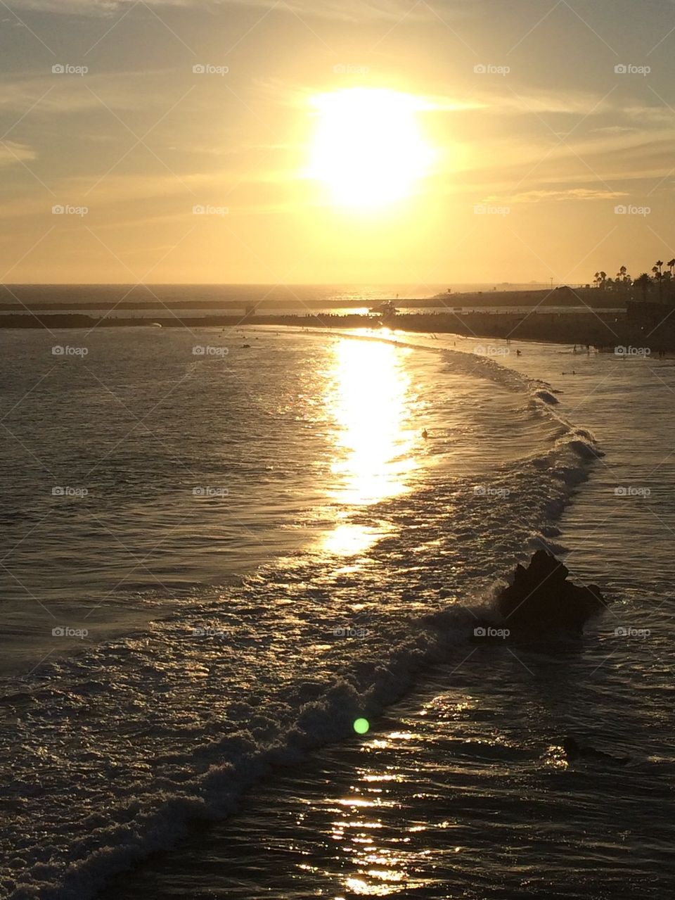 Sunset over the Ocean 