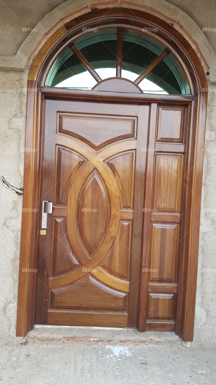 wood door